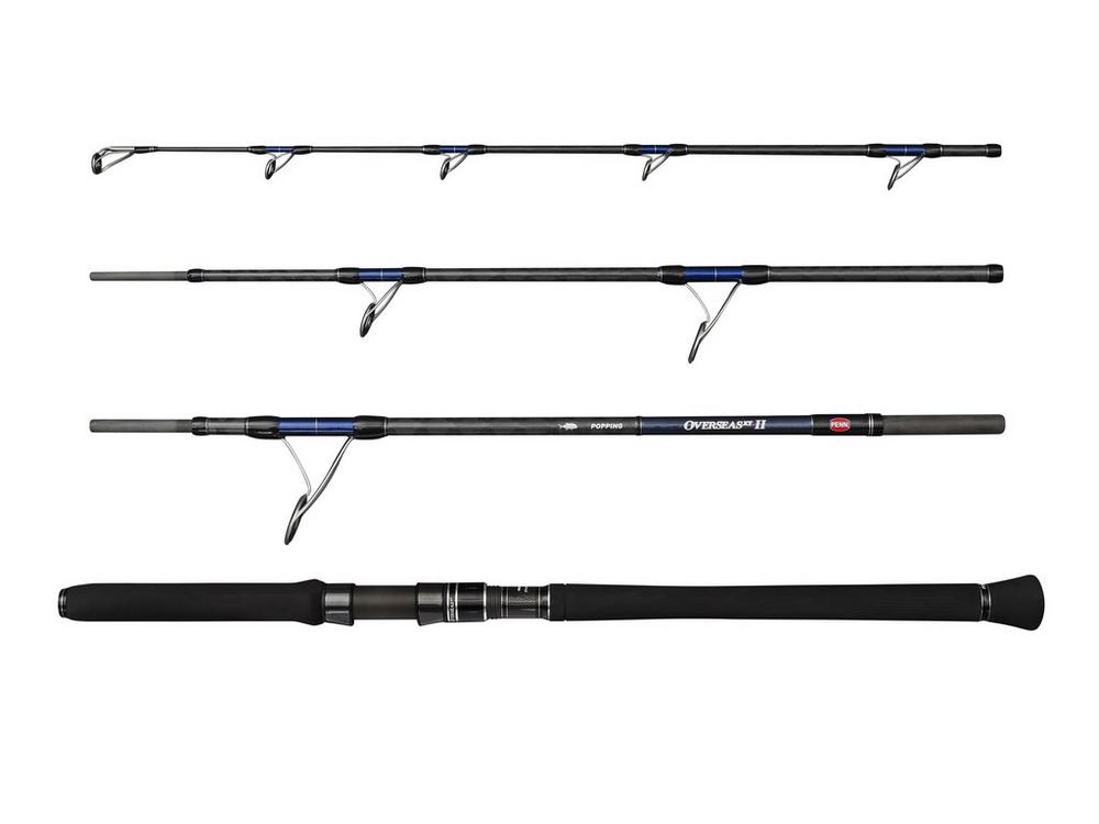 PENN INTERNATIONAL ロッド 約2.4m Penn Overseas XT II Popping Travel Rod 8'2ft/2.5m 100lb (4-Piece)