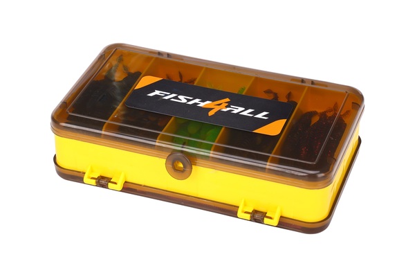 Fish4All Softbait Box Pin & V-Tail (100 pieces)