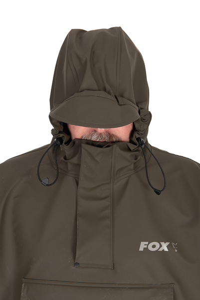 Fox Khaki Poncho One Size