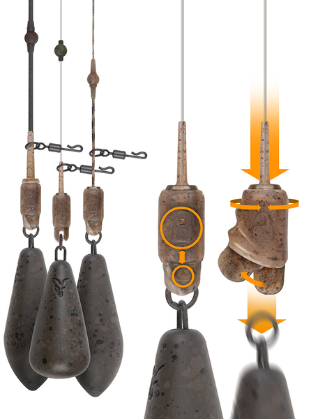 Fox Edges Heli-Clip (3 Stück)