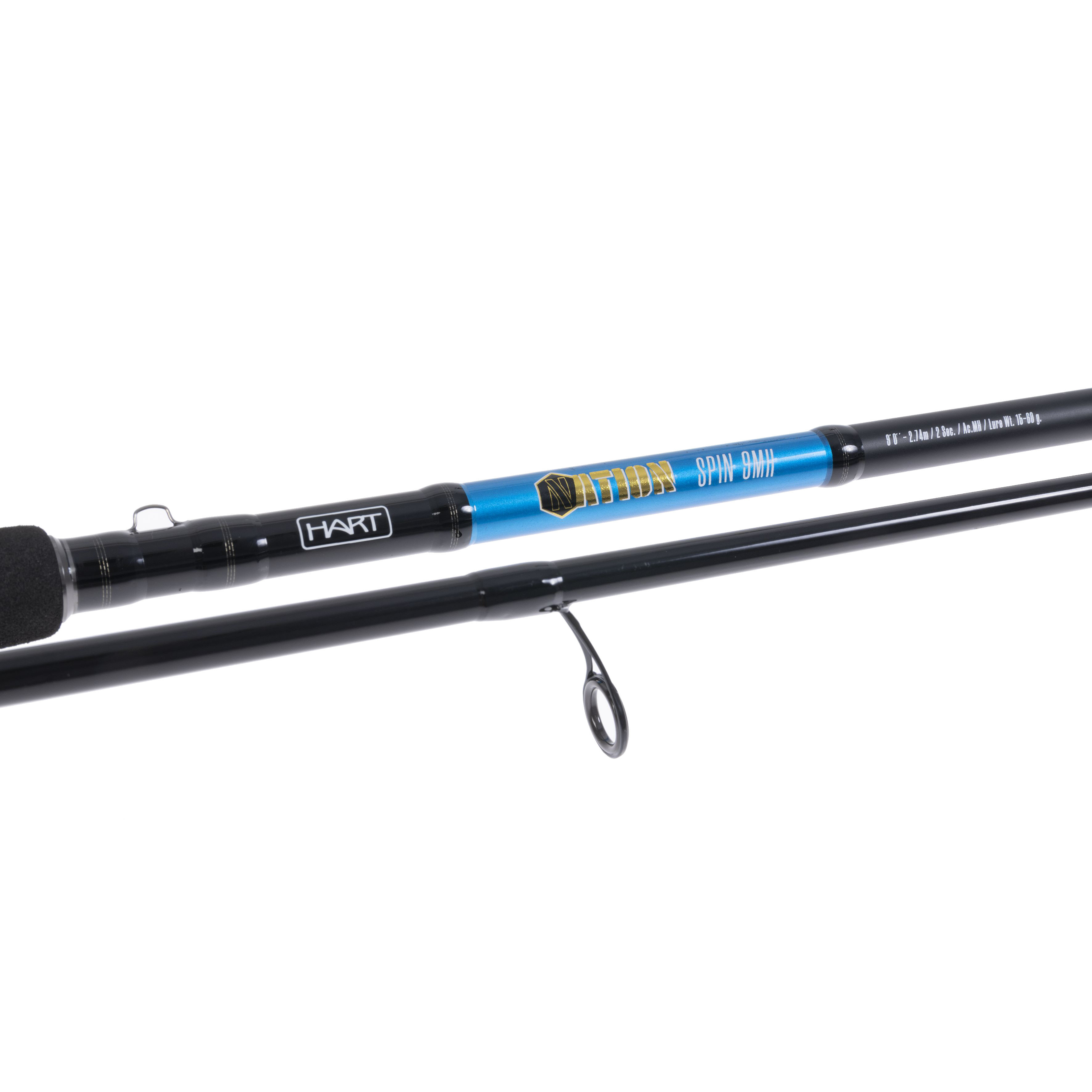 Jaxon Zaffira Spinning RT – Canna Da Pesca 2,40 M, 5-25 G, 2 Pezzi, Azione Rapida, Per Trota E Persico