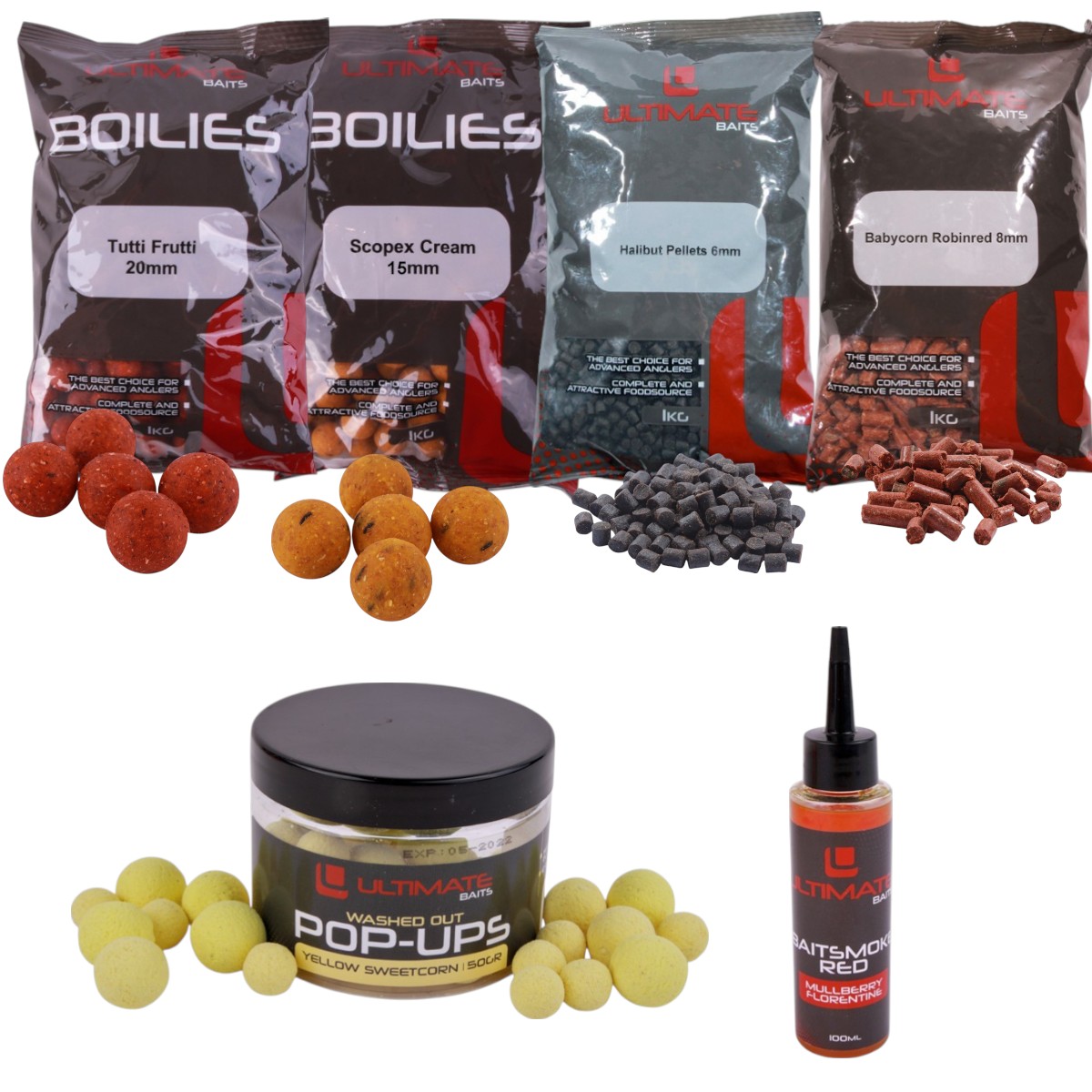 Pack Automne Ultime Pour Carpe - Bouillettes, Pellets, Pop Ups & Dip | Ultimate Baits