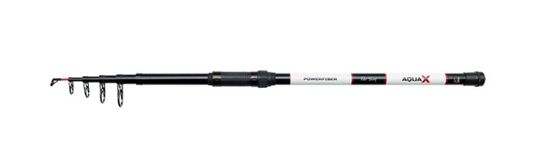 Canne à Pêche DAM Backbone II Tele 3,3 M - Carbone 24TC, Poignée Liège, Portée 60-160 G - Pour Pêche Au Brochet, Rivière