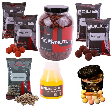 Ultimate Baits Carp Tigernuts/Boilies Weekend Pack