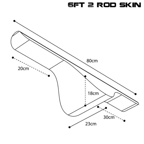 Nash Scope OPS Hi Protect 2 Rod Skin  - 6ft