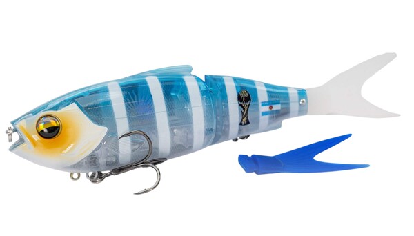 LMAB KØFI Real Vibe 180 Swimbait WK Editie 18cm (53g) (Incl. Extra Staart) - Argentina