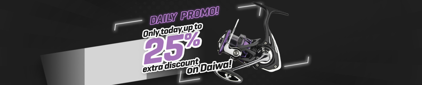 Soldes Topbanner: Tot 25% Daiwa