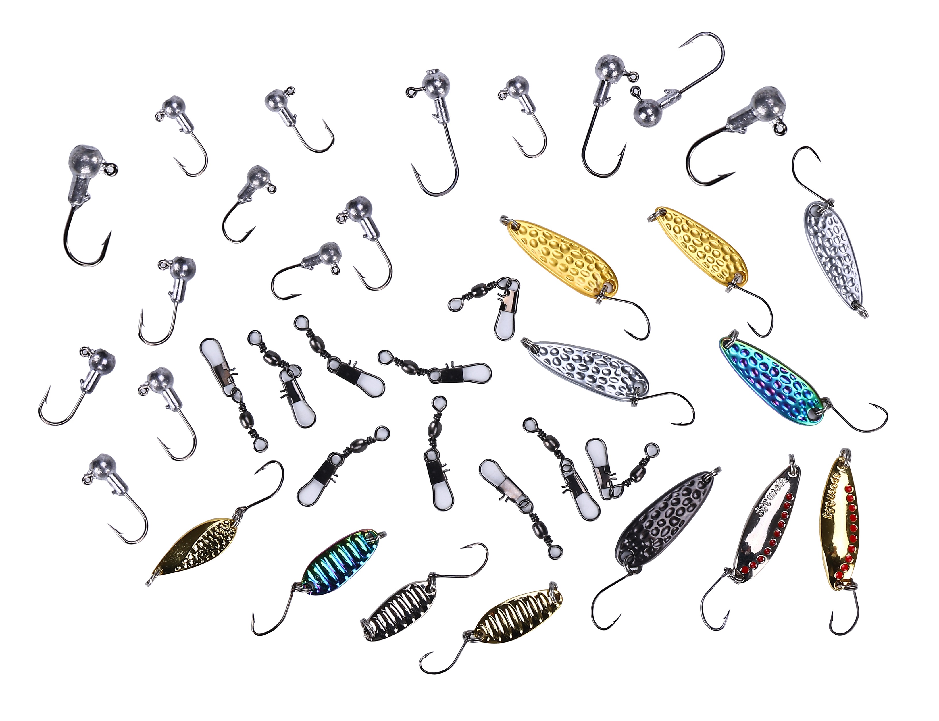 100 Esche Morbide Assortite Per Panfish – 1-2 Pollici, Fatte In USA, Per Crappie E Trota - Foto 2