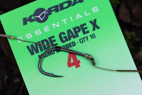 Ami da Carpa Korda Essentials Wide Gape X Ardiglione (10 Pezzi)