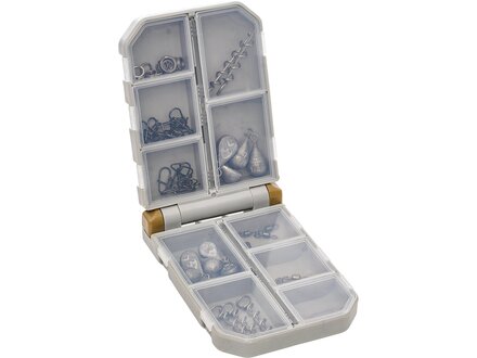 Westin Rigging Box Rigs And Leaders Accessories Up To 39kg Black Nickel (65pcs!)