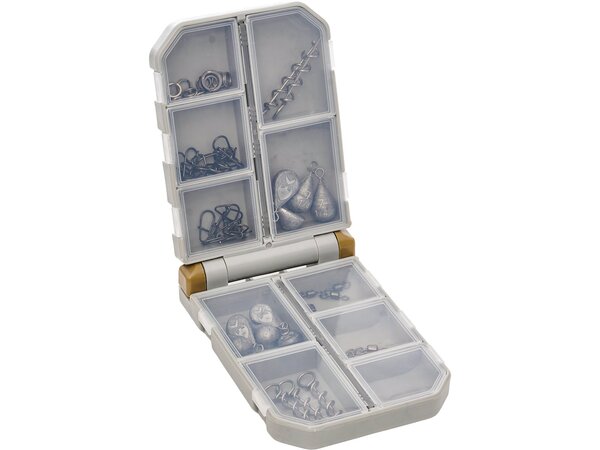 Westin Rigging Box Rigs And Leaders Accessories Up To 39kg Black Nickel (65pcs!)