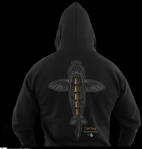 Vass 'Carp Rising' Hoodie Black 