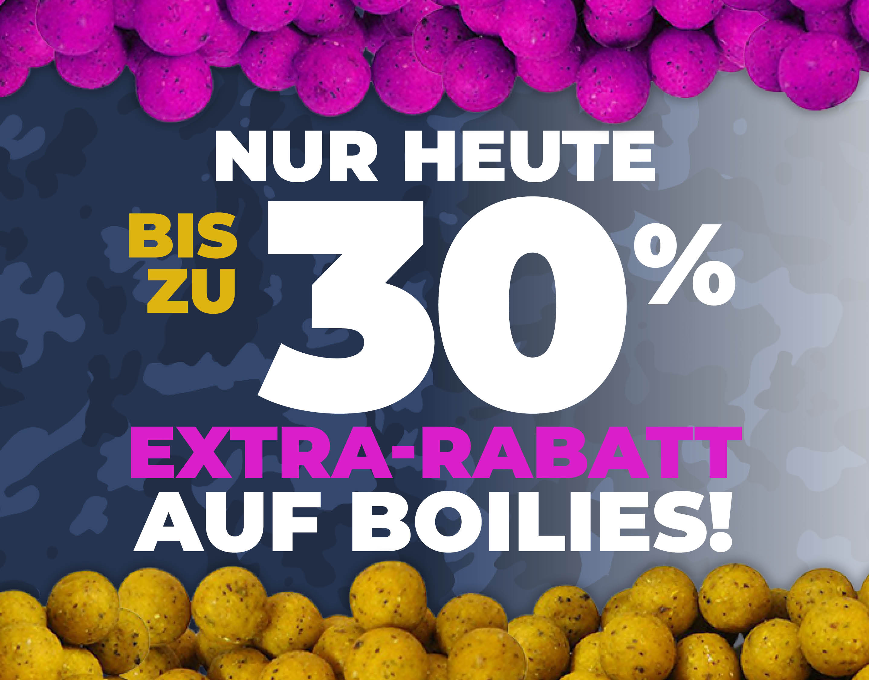 Subbanner: Tot 30% boilies