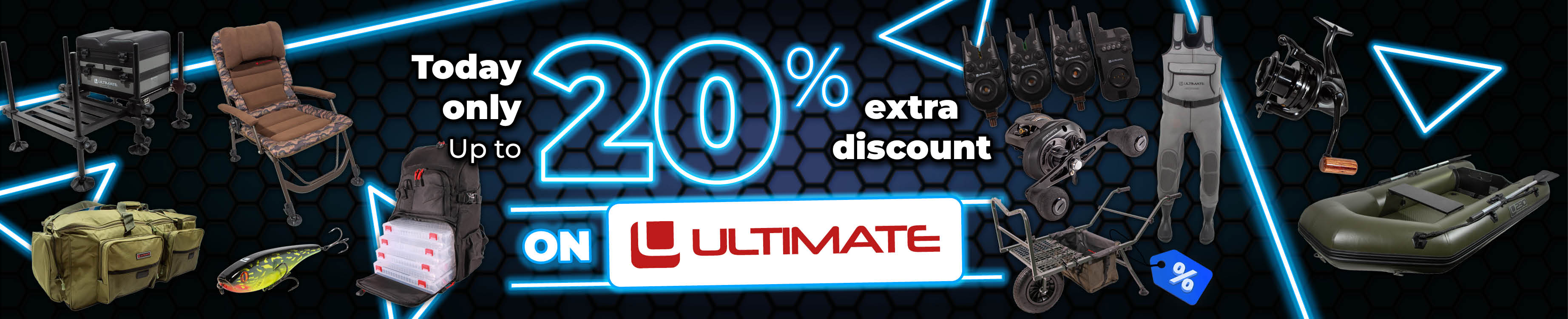 Topbanner: Tot 20% Ultimate (Blauw)