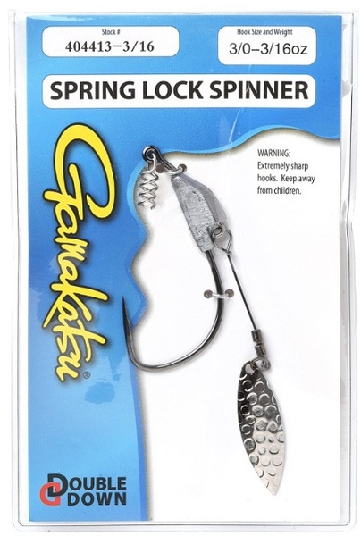 Gamakatsu Spring Lock Spinner Softbait Anzuelo - #3/0