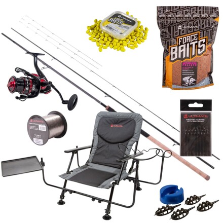 Ultimate Complete Feeder Chair Fishing Set