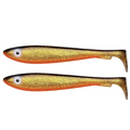 Svartzonker McRubber Junior Shad 17cm (2 piezas) - C2 Golden Shiner