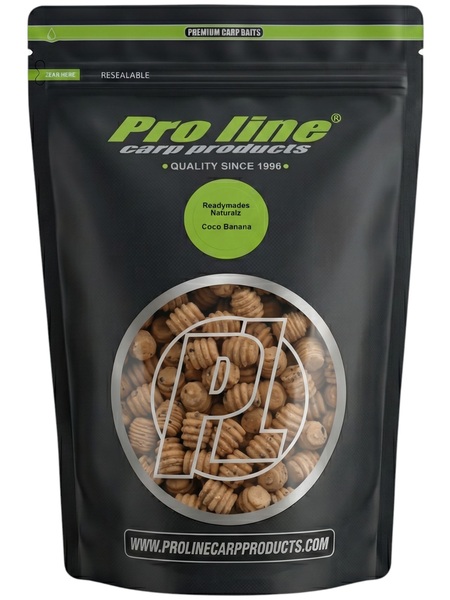 Pro Line Readymades Naturalz Boilies 1kg (Naturalny I Nieregularny Kształt)