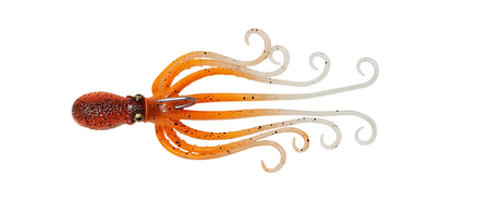 Savage Gear 3D Octopus 20cm 185g Sinking UV Orange/Glow