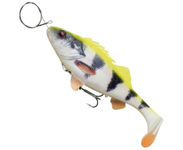 Savage Gear 4D Line Thru Perch Shad 23cm - Lemon
