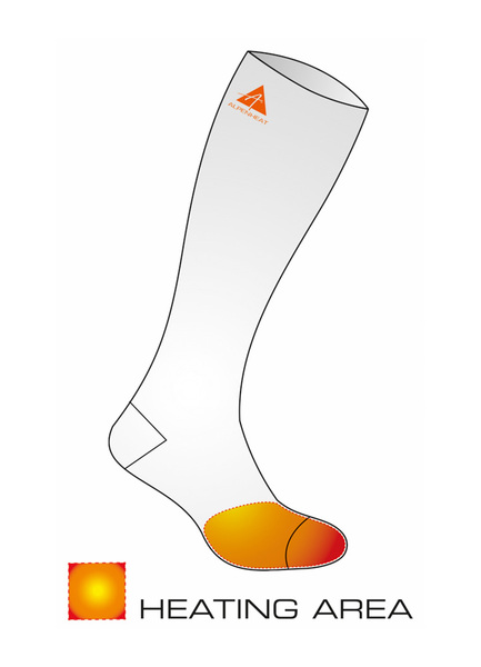 Alpenheat Calcetines Térmicos Eléctricos - Algodón 