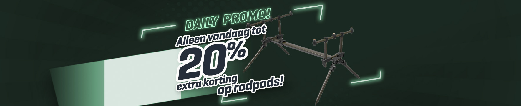 Topbanner: Tot 20% Rodpods