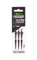 Korda Kable Leadcore Leader Hybrid Lead Clip QC Swivel (50cm) (3 Stuks)
