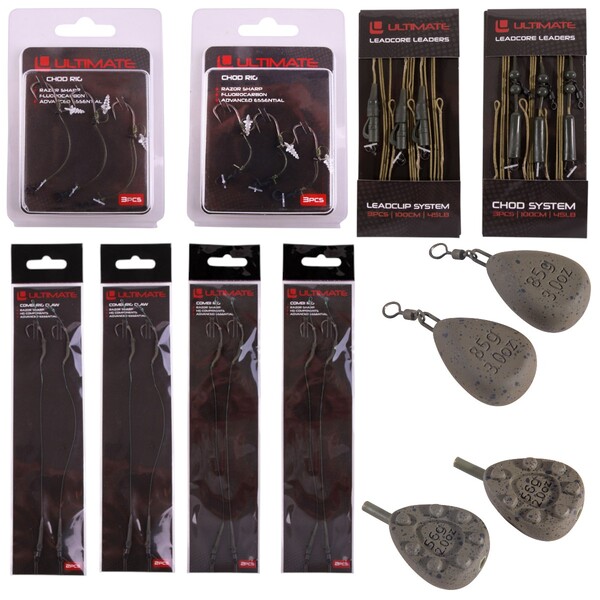 *Ultimate Carp Leader and Rig Kit (24 Stuks)
