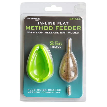Drennan Flat Feeder & Mould Large 25g Method Feeder Set