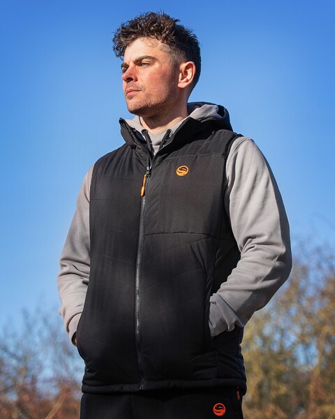 Guru Hybrid Gilet Black Bodywarmer