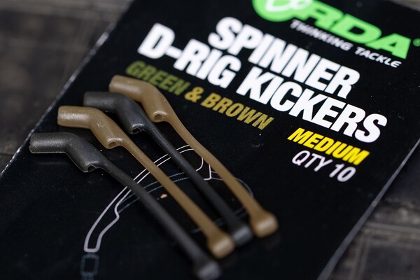 Korda Spinner D Rig Kickers Green/Brown (10 Pieces)
