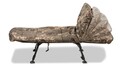 Nash Indulgence 4 Leg Junior Sleep System Camo Bedchair (Incl. Blanket)