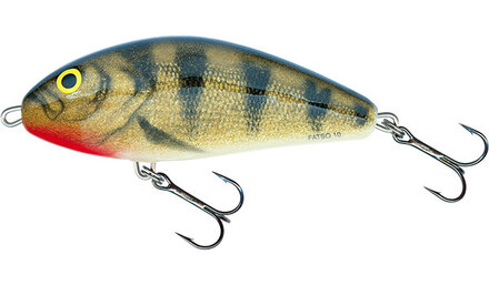 Salmo Fatso Floating Jerkbait Emerald Perch 10cm (48g)