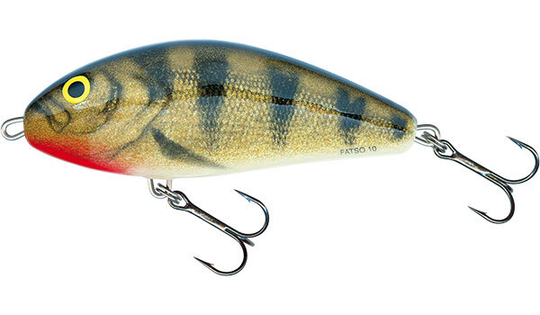 Salmo Fatso Floating Jerkbait Emerald Perch 10cm (48g)