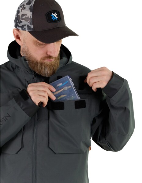 Norfin Pilot Gray Wading Jacket Regenjas