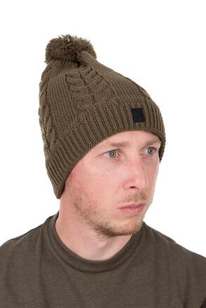 Fox Khaki Knitted Bobble Vismuts