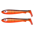 Svartzonker McRubber Junior Shad 17cm (2 piezas) - C4 Red Tiger