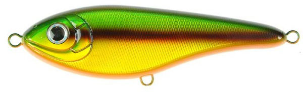 Leurre Strike Pro Buster Jerk Original 15 Cm 75 G – Rock Rouge, Coule Lentement, Parfait Pour Les Gros Poissons !