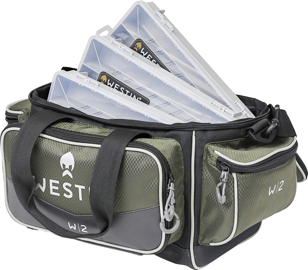 Westin W2 Bolsa para señuelos (Incl. 3 cajas de aparejos) - Small