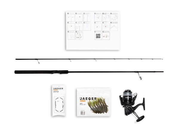 Jaeger Perch Go Kit Hengelset 2,04m (5-15g)