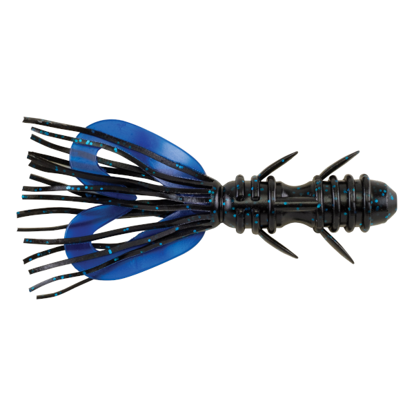 Berkley Powerbait Zestail 4'' 6 Stück - Black Blue Fleck