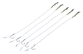 Fish4All Ready Hair Rigs Barbless 25cm (25lb) (5 Pieces)