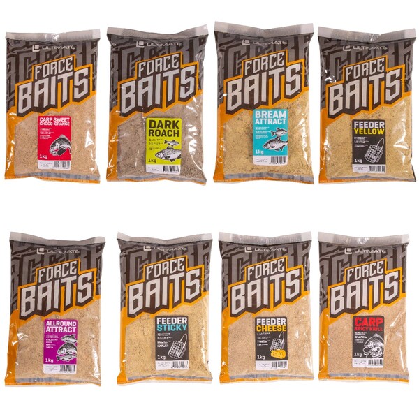 Ultimate Force Baits Groundbait Probierpack (Total 8kg)