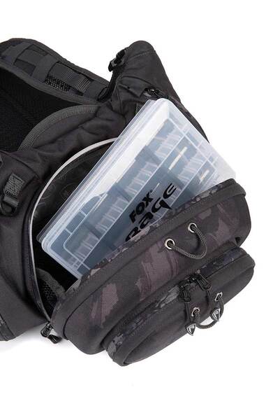 Fox Rage Camo Voyager Chest Pack (Incl. 2 Tackle boxes)