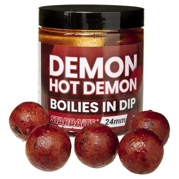 Starbaits PC Hot Demon Boilies impregnados en Dip (150 g) - 24mm