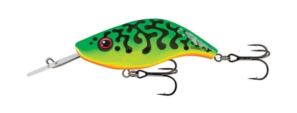 Salmo Sparky Shad Floating Plug 4cm (3.5g) - Green Tiger