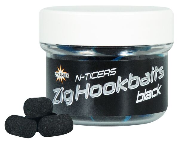 Dynamite Baits N-Ticers Zig Hookbaits 6mm (12 stuks) - Black