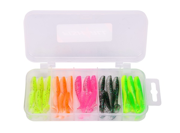 Fish4All Mini Soft Shad Kit 32 & 42mm (30 Stuks)