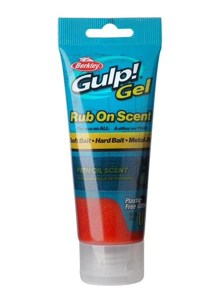 Berkley Gulp Kunstaas Gel 80ml - Fishoil Orange Silver Flake