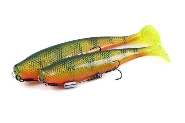 Fox Rage Zander Pro Shad Cargado 16 cm (39 g) - UV Natural Perch